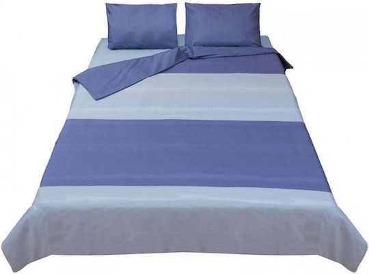 Heinner Σετ Σεντόνια Διπλά 200x220εκ. Μπλε (4τμχ)