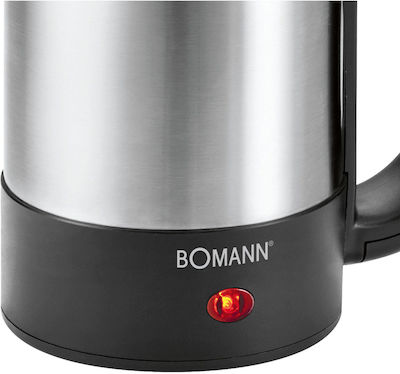 Bomann WKR 1162 CB 611621 Kettle Travel Size 500ml 1000W Gray