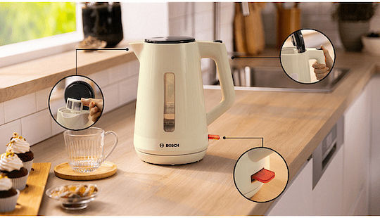 Bosch MyMoment Kettle 1.7lt 2400W Beige