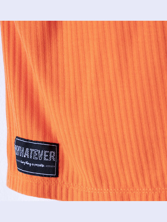 Kids' Set with Shorts Summer 2pcs Orange