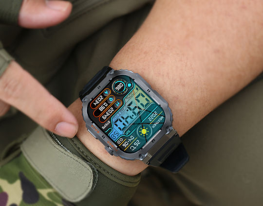 Denver SW-191 Smartwatch με Παλμογράφο (Μαύρο)