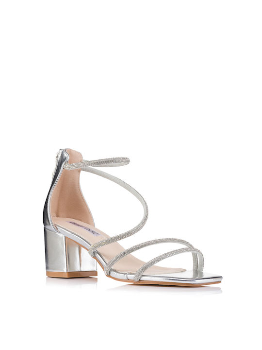 Chiara Foscari Damen Sandalen in Silber Farbe