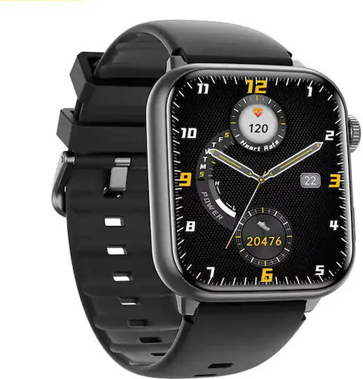 Awei H26 Smartwatch με Παλμογράφο (Μαύρο)