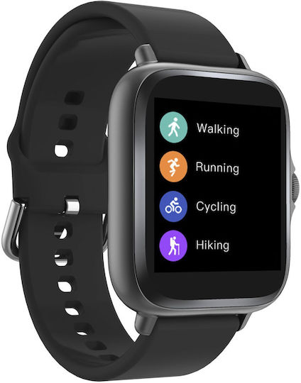 Denver SW-156 Smartwatch με Παλμογράφο (Μαύρο)