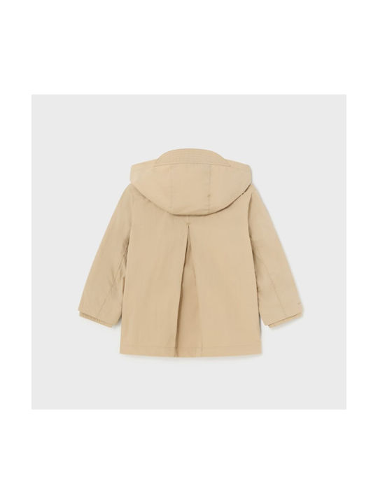 Mayoral Kinderjacke Winddicht mit Kapuze Beige