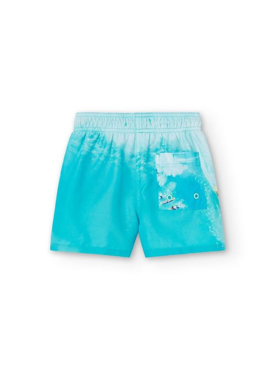 Boboli Kids Swimwear Swim Shorts Light Blue