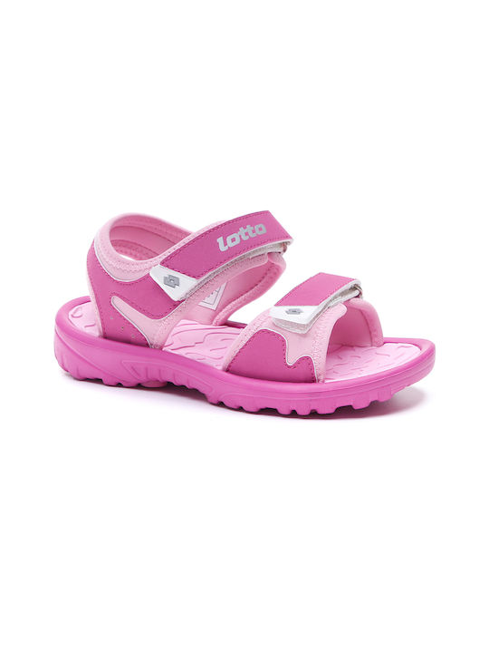 Lotto Kinder Sandalen Las Rochas IV CL Fuchsie