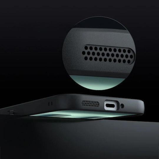 Back Cover Σιλικόνης Μαύρο (Nothing Phone 2a, Fusion Hybrid)