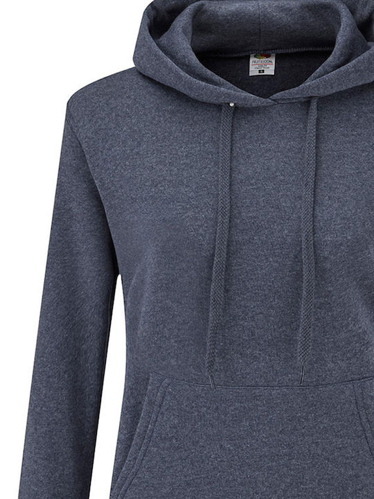 Fruit of the Loom Classic Werbe-Hoodie Heather Navy