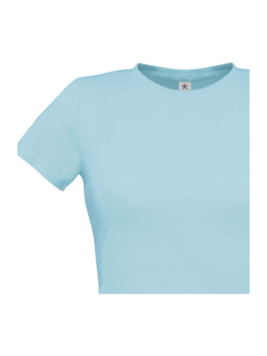 B&C Women's Short Sleeve Promotional T-Shirt Turquoise