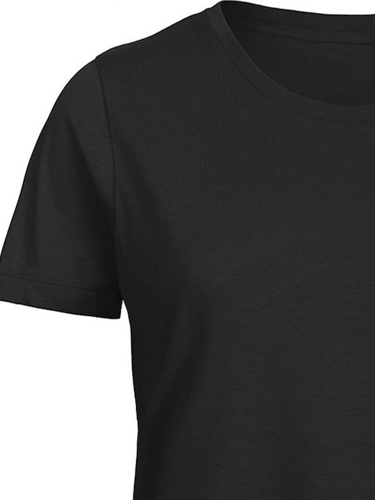 B&C Inspire Women's Short Sleeve Promotional T-Shirt Black TW043-002