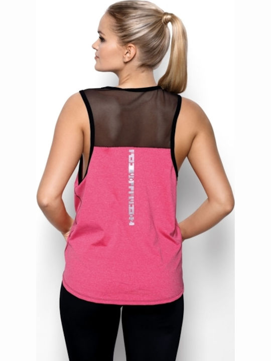 Abel Damen Sommer Bluse Ärmellos Rosa