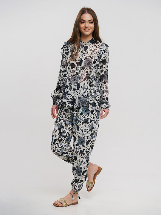 Ble Resort Collection Damen Stoff Palazzo-Hose