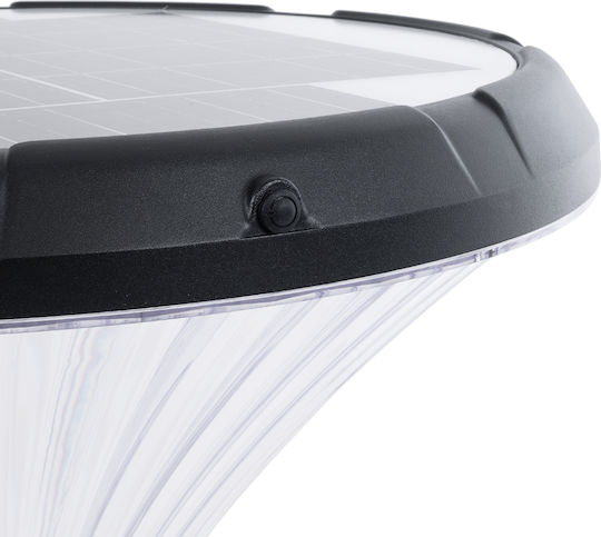 GloboStar Ηλιακό Φωτιστικό Δαπέδου Φανάρι 40W 550lm Ψυχρό Λευκό 6000K με Φωτοκύτταρο IP65