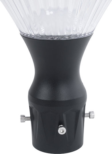 GloboStar Ηλιακό Φωτιστικό Δαπέδου Φανάρι 40W 550lm Ψυχρό Λευκό 6000K με Φωτοκύτταρο IP65
