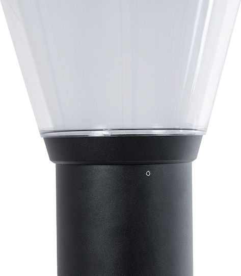 GloboStar Solar Light Floor Traffic light 10W 180lm Cold White 6000K with Photocell IP65 24cmx24cmx88cmcm