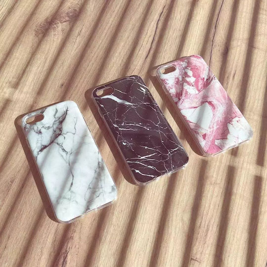 Wozinsky Marble Back Cover Σιλικόνης Λευκό (Xiaomi Mi Note 10 Lite)
