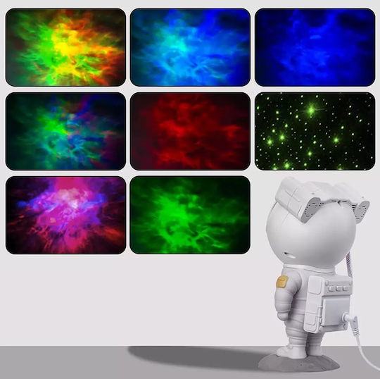 Dekorative Lampe Astronaut Weiß