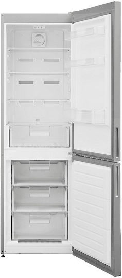 Finlux Combină frigorifică 295lt Total NoFrost Î186xL60xA60cm. Inox FXCA 37950