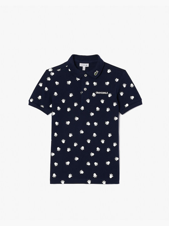 Lacoste Polo pentru copii Cu mâneci scurte DarkBlue