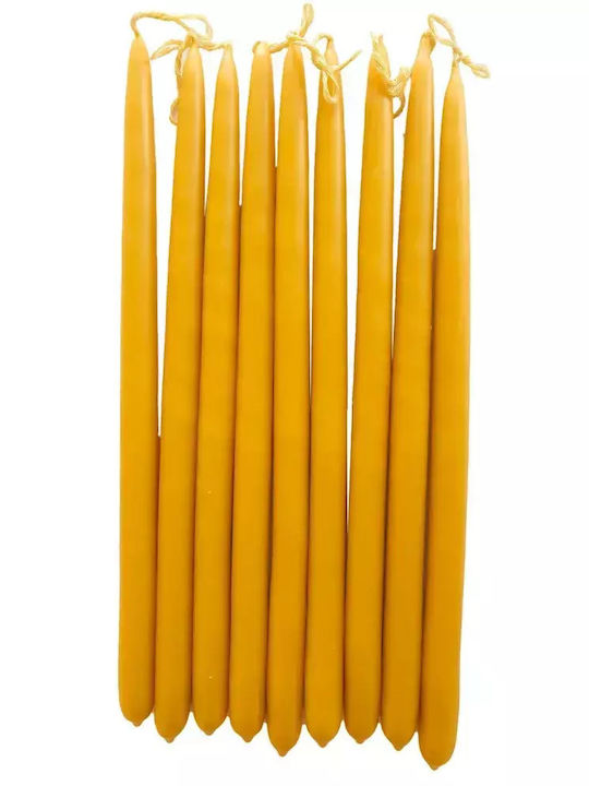 Kerze Rund Gelb Kerze Rund Gelb