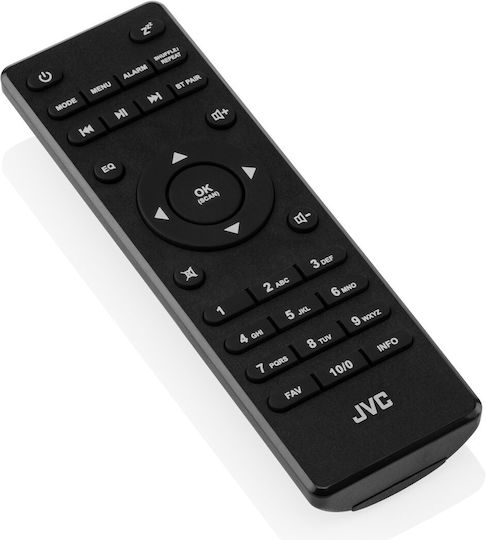 JVC RA-E981B Επιτραπέζιο Ραδιόφωνο Ρεύματος DAB+ με Bluetooth και USB Μαύρο