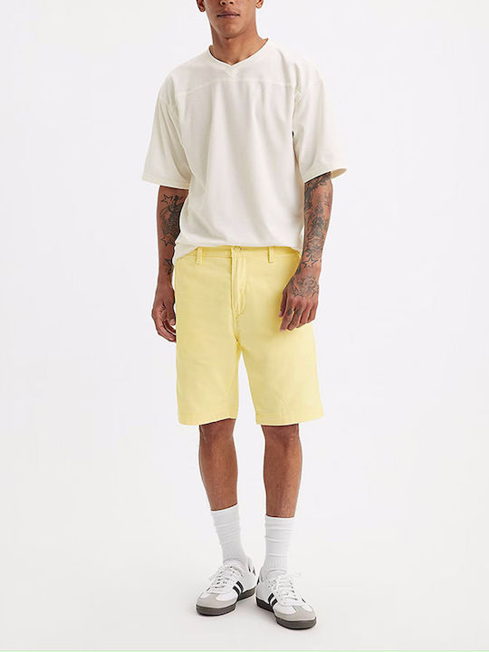 Standard Herren Chino-Shorts Regular Fit Gelb