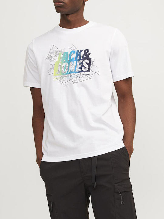 Jack & Jones Men's Short Sleeve T-shirt White