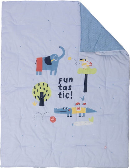 Nef-Nef Homeware Бебешка кувертюра от полиестер Blue 110x140см