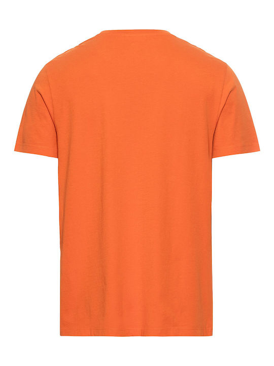 Camel Active Herren T-Shirt Kurzarm Orange