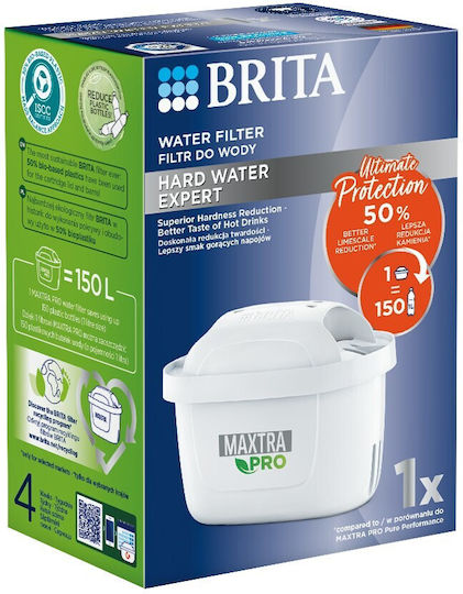 Brita Water Filter Replacement for Jug Maxtra Pro Hard 1pcs