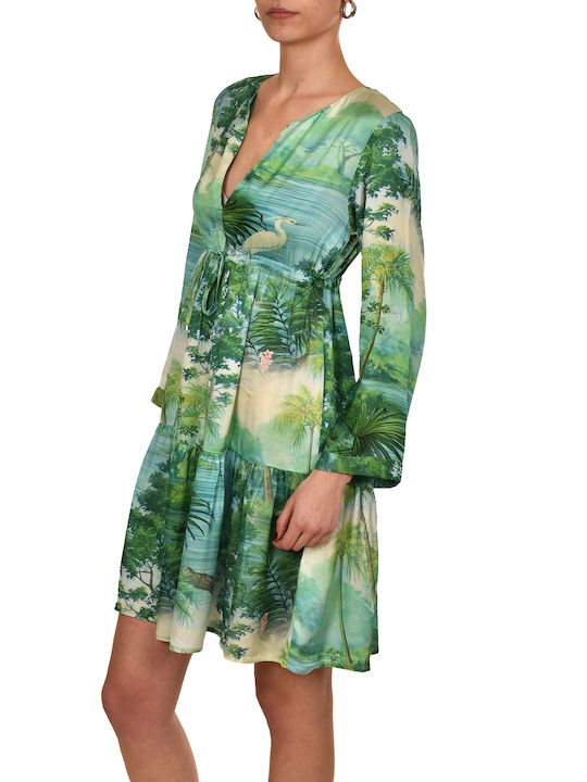 Replay Mini Dress Vibrant Green