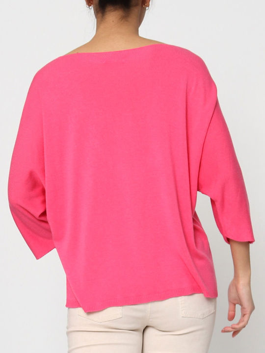 Cuca Women's Sweater Fuchsia