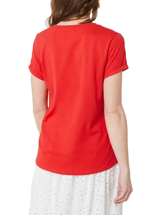 C'est Beau La Vie Damen T-shirt Rot