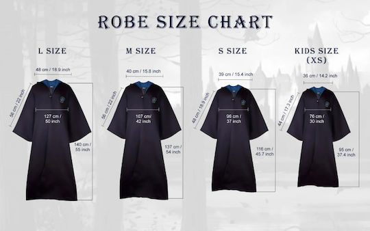 Harry Potter Ravenclaw Robe 110cm Children Xs
