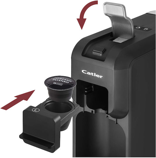 Catler Kapsel-Kaffeemaschine Dolce Gusto Druck 15bar Schwarz
