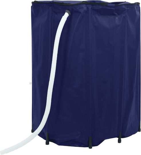 vidaXL Vertical Cylindrical Plastic Storage Tank 1350lt for Water / Petroleum Blue