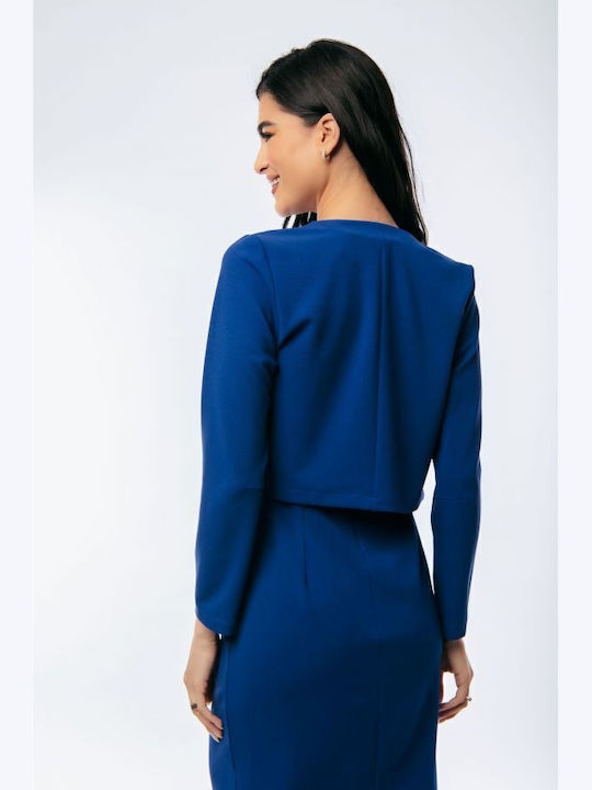 BelleFille Damen Blazer Blau