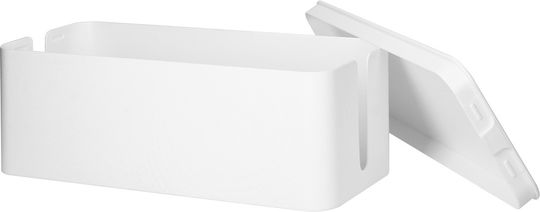 Organizator de cabluri Virone L Cb-1/w Plastic alb