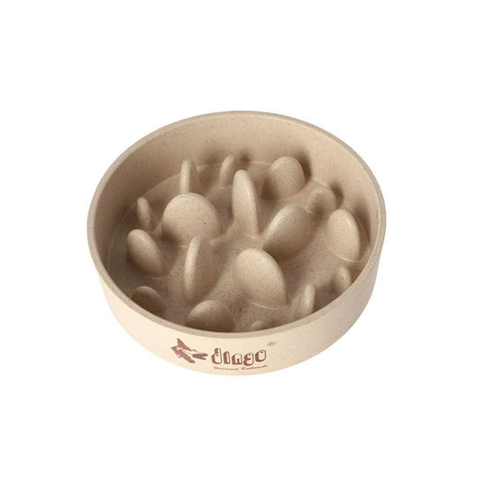 Dingo Plastic Bowl Food & Water for Dog & Cat 800ml 18cm in Beige Color