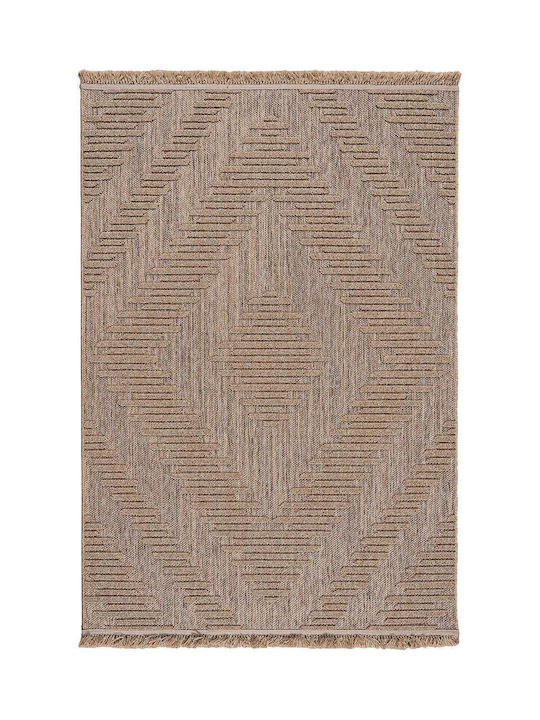 Madi Symmetry Rug Rectangular Beige