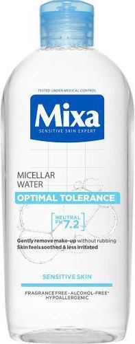 Mixa Optimal Tolerance Micellar Water Αφαίρεσης Μακιγιάζ Προσώπου 400ml