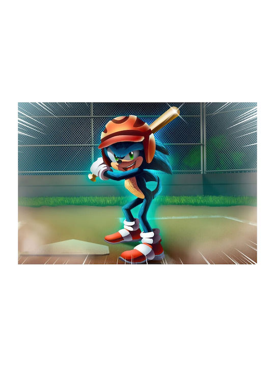 Sonic Hedgehog Baseball Poster 61x90cm Poster490