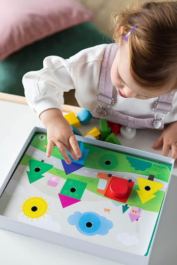 Goula Играчка за сортиране на форми Baby Shapes от дърво за 24++ месеца