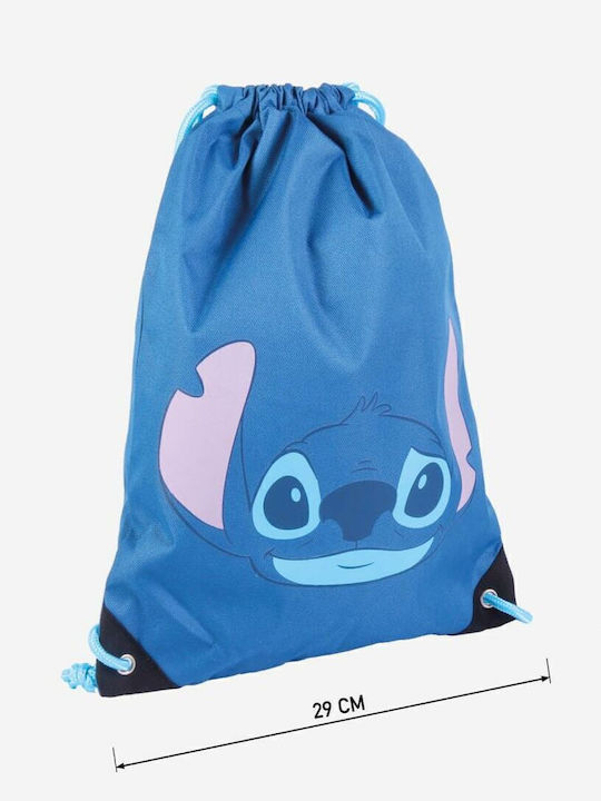 Disney Stitch Kids Bag Pouch Bag Blue 29cmx1cmcm