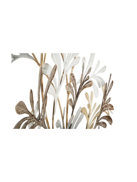 Mauro F Wall Decor Gold Made of Metal 100.3x8.9x97.2cm