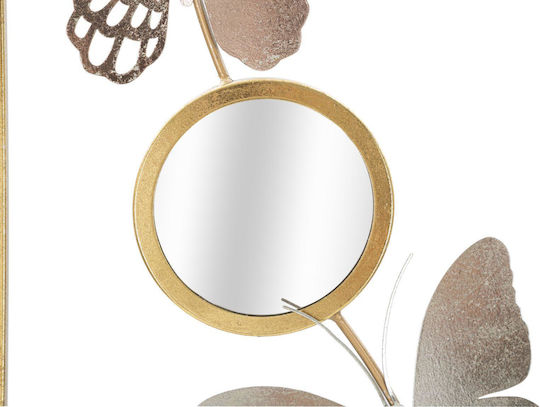 Mauro F Wall Decor Gold Made of Metal 90x2x31cm