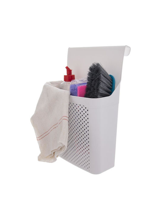Orion Pendant Plastic Shelf 24x12x35cm White