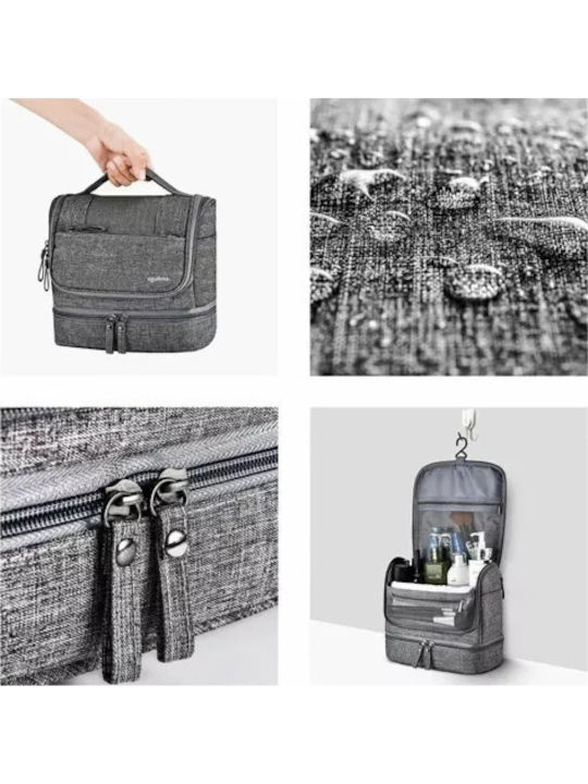 Toiletry Bag in Gray color 25cm