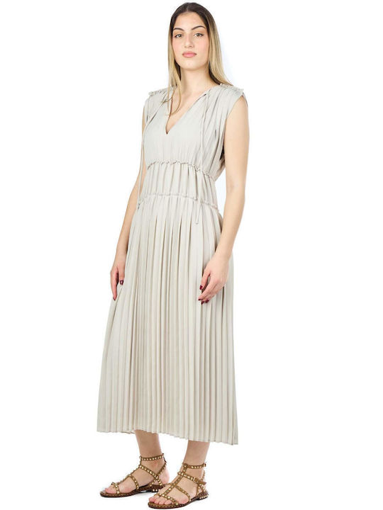 Sommer Midi Damenkleid Grün